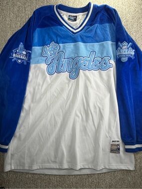Vintage Y2K Los Angeles Angels Blue & White Crewneck Pullover